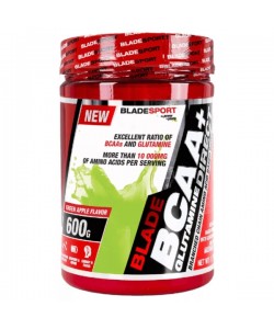 Аминокомплекс для спорта Blade Sport BCAA + Glutamine Direct 600 g /50 servings/ Green Apple