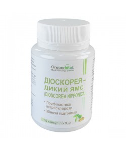 Дикий ямс GreenSet Диоскорея - Дикий Ямс - Профилактика атеросклероза, Женская поддержка 60 капсул