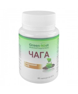 Грибной комплекс GreenSet Чага - Березовый гриб 60 капсул
