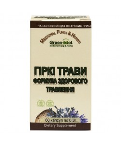 Улучшение работы кишечника GreenSet Горькие Травы - Формула Здорового Пищеварения 60 капсул