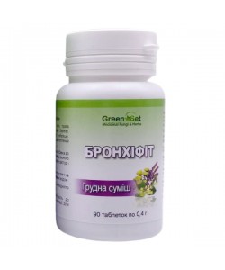 Комплекс для профилактики дыхательной системы GreenSet Бронхифит - Грудная смесь 90 таблеток