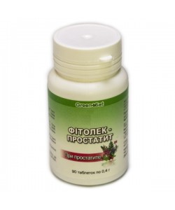 Комплекс для здоровья предстательной железы GreenSet Фитолек - Простатит 90 таблеток
