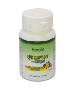 Комплекс для профилактики работы головного мозга GreenSet Цереброфит - Глицин 90 таблеток