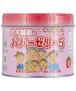 Мультивитамины OHKI Papa Jelly 120 Bonbons Strawberry