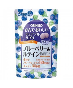 Комплекс для профилактики зрения Orihiro Blueberry & Lutein 120 Bonbons
