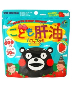 Смесь экстрактов Unimat Riken Child Liver Oil Drop 90 Gummies Strawberry