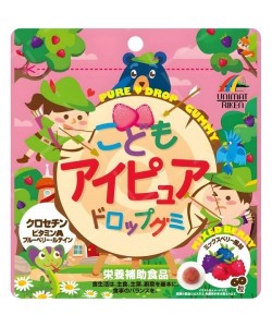 Комплекс для профилактики зрения Unimat Riken Eye Pure Drop 60 Gummies Berry Flavor