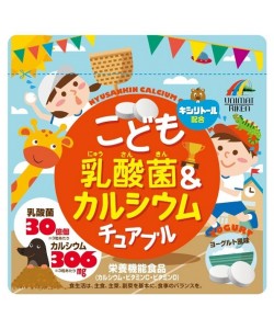 Комплекс для профилактики пищеварения у детей Unimat Riken Молочнокислые Бактерии и Кальций 90 Tabs