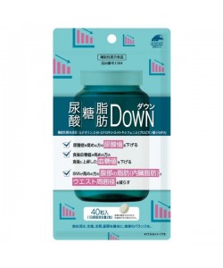 Смесь экстрактов Unimat Riken Uric Acid, Sugar, Fat Down 40 Tabs