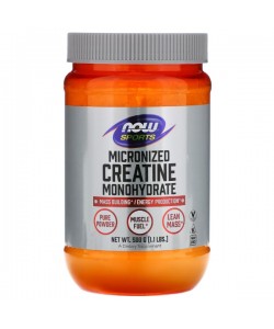 Креатин моногидрат NOW Foods Creatine Monohydrate Micronized 500 g /119 servings/