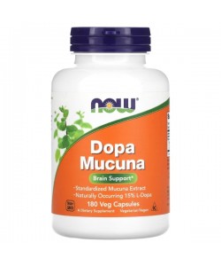 Комплекс для профилактики нервной системы NOW Foods DOPA Mucuna 180 Veg Caps