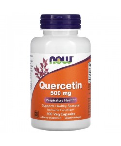 Кверцетин NOW Foods Quercetin 500 mg 100 Veg Caps