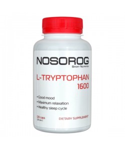 Триптофан для спорта Nosorog Nutrition L-Tryptophan 1600 120 Caps