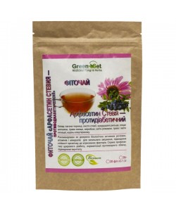 Заменитель питания GreenSet Фиточай Арфасетин Стевия - Противодиабетический 1,5 г х 20 пакетиков