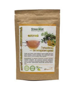 Заменитель питания GreenSet Фиточай Гельминсан - Антипаразитарный 1,5 г х 20 пакетиков