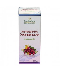 Урологический препарат DanikaFarm БАЖ Клюква - Уронефросан (почечный) 100 мл