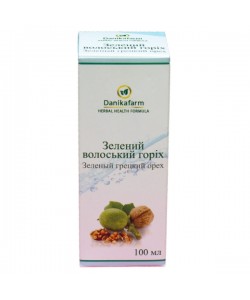 Экстракты для повышения иммунитета DanikaFarm БАЖ Зеленый Грецкий Орех 100 мл