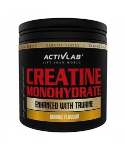 Креатин моногидрат Activlab Classic Series Creatine Monohydrate Enhanced With Taurine 300 g /50 servings/ Orange