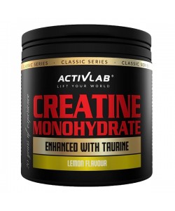 Креатин моногидрат Activlab Classic Series Creatine Monohydrate Enhanced With Taurine 300 g /50 servings/ Lemon
