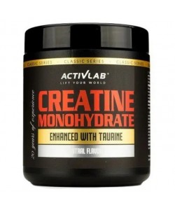 Креатин моногидрат Activlab Classic Series Creatine Monohydrate Enhanced With Taurine 300 g /50 servings/ Natural flavour