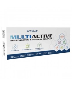 Витаминно-минеральный комплекс для спорта Activlab MultiActive 60 Caps