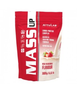 Гейнер Activlab Mass Up 3000 g /30 servings/ Strawberry
