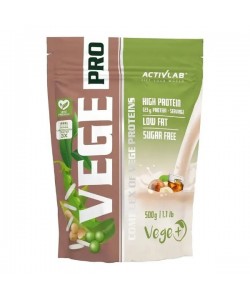 Протеин Activlab Vege Pro 500 g /16 servings/ Walnut with Rum