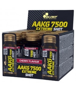 Аргинин для спорта Olimp Nutrition AAKG 7500 Extreme Shot 9 х 25 ml Cherry