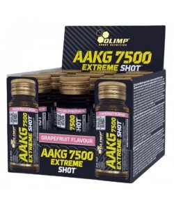 Аргинин для спорта Olimp Nutrition AAKG 7500 Extreme Shot 9 х 25 ml Grapefruit