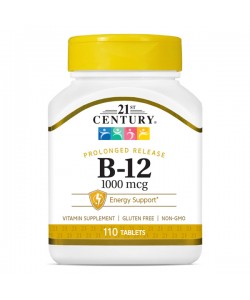 Витамин Б12 21st Century B-12 Prolonged Release 1000 mcg 110 Tabs