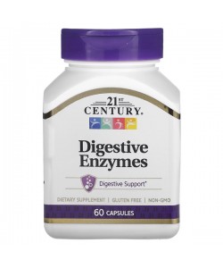 Пищеварительные ферменты 21st Century Digestive Enzymes 60 Caps