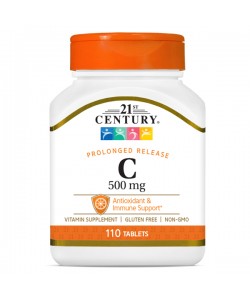 Витамин C 21st Century Vitamin C Prolonged Release 500 mg 110 Tabs