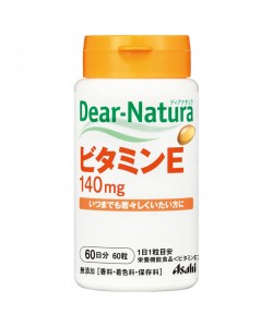 Витамин E Asahi Dear-Natura Vitamin E (jar) 60 Tabs