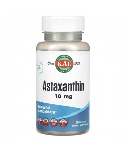 Астаксантин KAL Astaxanthin 10 mg 60 Veg Caps
