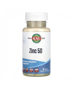 Микроэлемент Цинк KAL Zinc 50 mg 60 Tabs