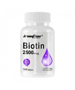 Витамин B для спорта IronFlex Biotin 2500 mcg 100 Tabs