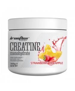 Креатин моногидрат IronFlex Creatine Monohydrate 300 g /120 servings/ Strawberry Pineapple