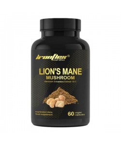 Грибной комплекс IronFlex Lion's Mane Mushroom 500 mg 60 Veg Caps