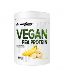 Протеин IronFlex Vegan Pea Protein 500 g /16 servings/ Banana