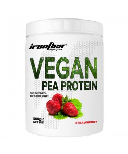 Протеин IronFlex Vegan Pea Protein 500 g /16 servings/ Strawberry