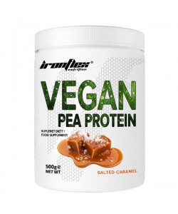 Протеин IronFlex Vegan Pea Protein 500 g /16 servings/ Salt Caramel