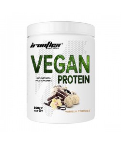 Протеин IronFlex Vegan Protein 500 g /17 servings/ Vanilla Cookies
