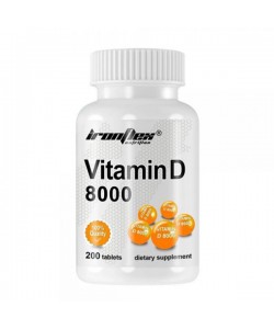 Витамин D для спорта IronFlex Vitamin D3 8000 200 Tabs