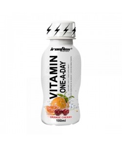 Витаминно-минеральный комплекс для спорта IronFlex Vitamin One-A-Day Shot 100 ml /1 servings/ Orange Cherry