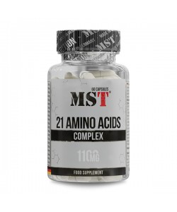 Аминокомплекс для спорта MST Nutrition 21 Amino Acids 60 Caps