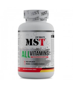 Витаминно-минеральный комплекс для спорта MST Nutrition AllVitamins 120 Tabs