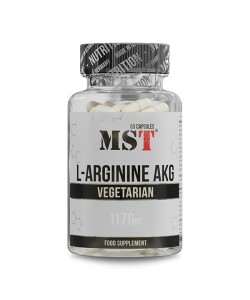 Аргинин для спорта MST Nutrition L-Arginine AKG 60 Caps