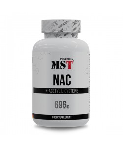 Ацетилцистеин (NAC) для спорта MST Nutrition NAC 120 Caps