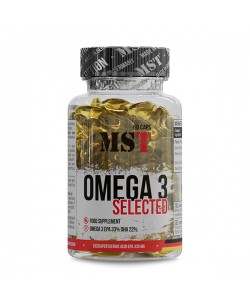 Омега для спорта MST Nutrition Omega 3 Selected 55% 60 Caps