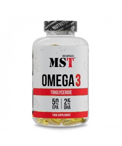 Омега для спорта MST Nutrition Omega 3 Triglyceride 75% 180 Caps